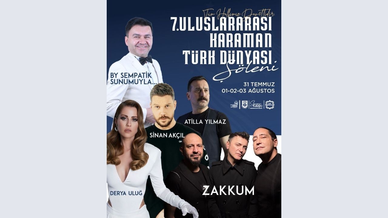 Karaman’da dev festival: Türk dünyası Karaman’da buluşuyor! görseli