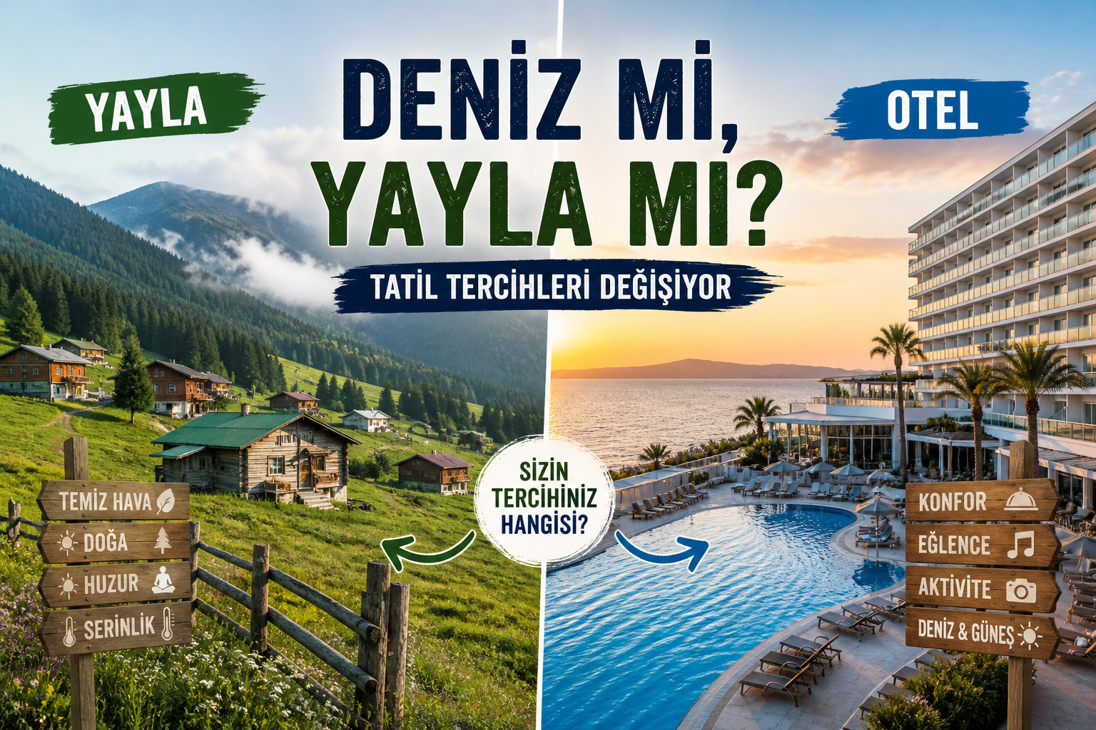 Deniz Mi, Yayla Mı? Tatil Alışkanlıkları Değişiyor görseli