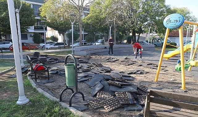 Menderes’te Kauçuk Yenileme Operasyonu görseli