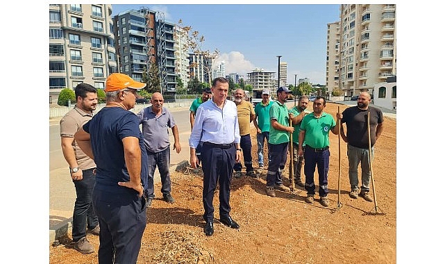 Başkan Abdullah Özyiğit iki mahallede çalışmaları yerinde inceledi görseli