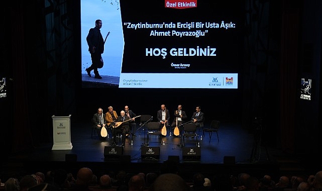 Ercişli usta Âşık Ahmet Poyrazoğlu’na, Zeytinburnu Kültür Sanat'ta vefa programı yapıldı görseli