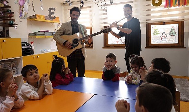 Başkan Çerçoğlu ile Çocuklar Notaların Renkleriyle Tanıştı görseli