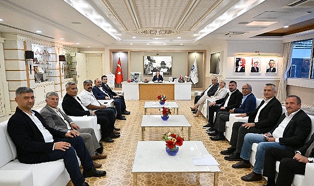 Muhtarlardan Başkan Vekili Özdemir’e ziyaret görseli