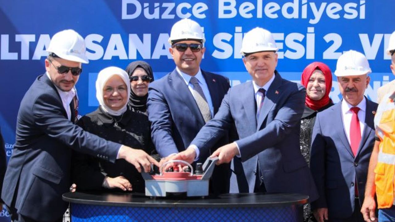 Düzce’de BELTAŞ Sanayi Sitesi”nin 2. ve 3. etap temeli atıldı görseli