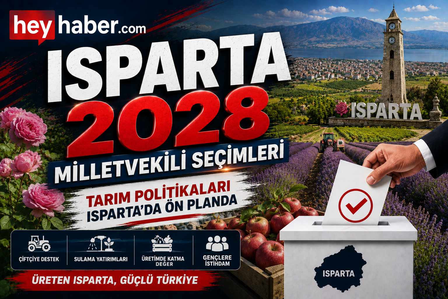 ISPARTA 2028 MİLLETVEKİLİ SEÇİMLERİ: TARIM POLİTİKALARI ÖN PLANA ÇIKIYOR görseli