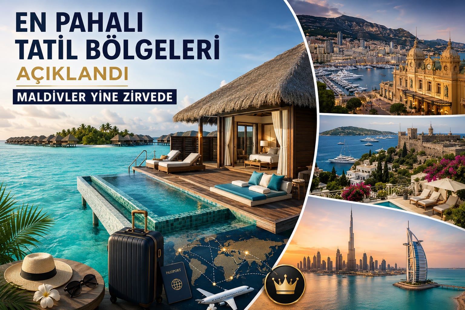 En Pahalı Tatil Bölgeleri Açıklandı: Maldivler Yine Zirvede görseli