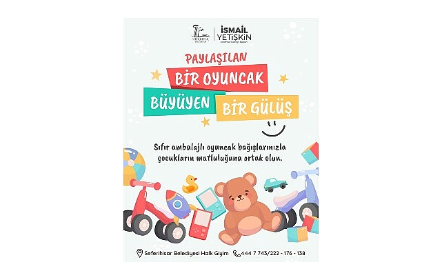 “Paylaşılan Bir Oyuncak, Büyüyen Bir Gülüş” görseli