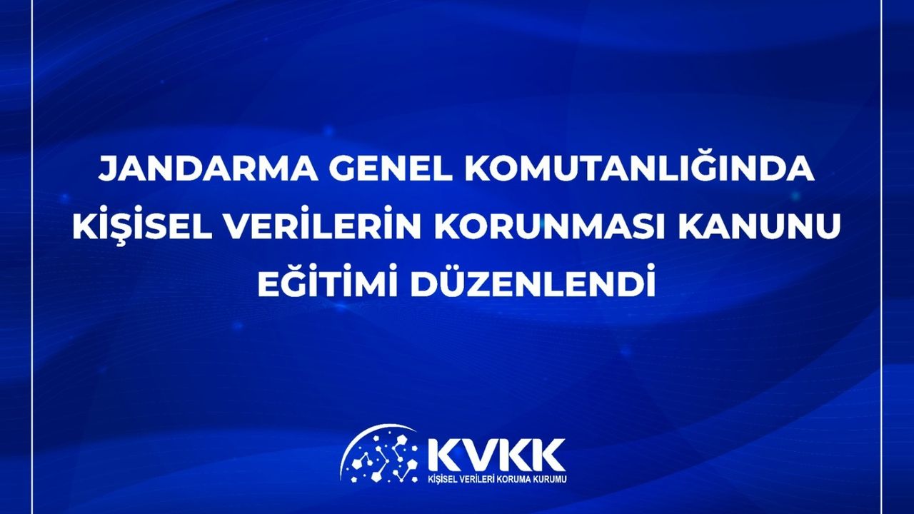 Jandarma Genel Komutanlığı'nda KVKK eğitimi gerçekleştirildi görseli