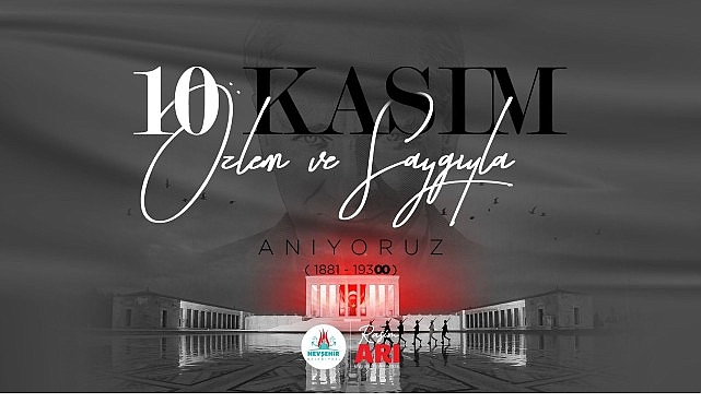 Belediye Başkanımız Rasim Arı’nın 10 Kasım Mesajı görseli