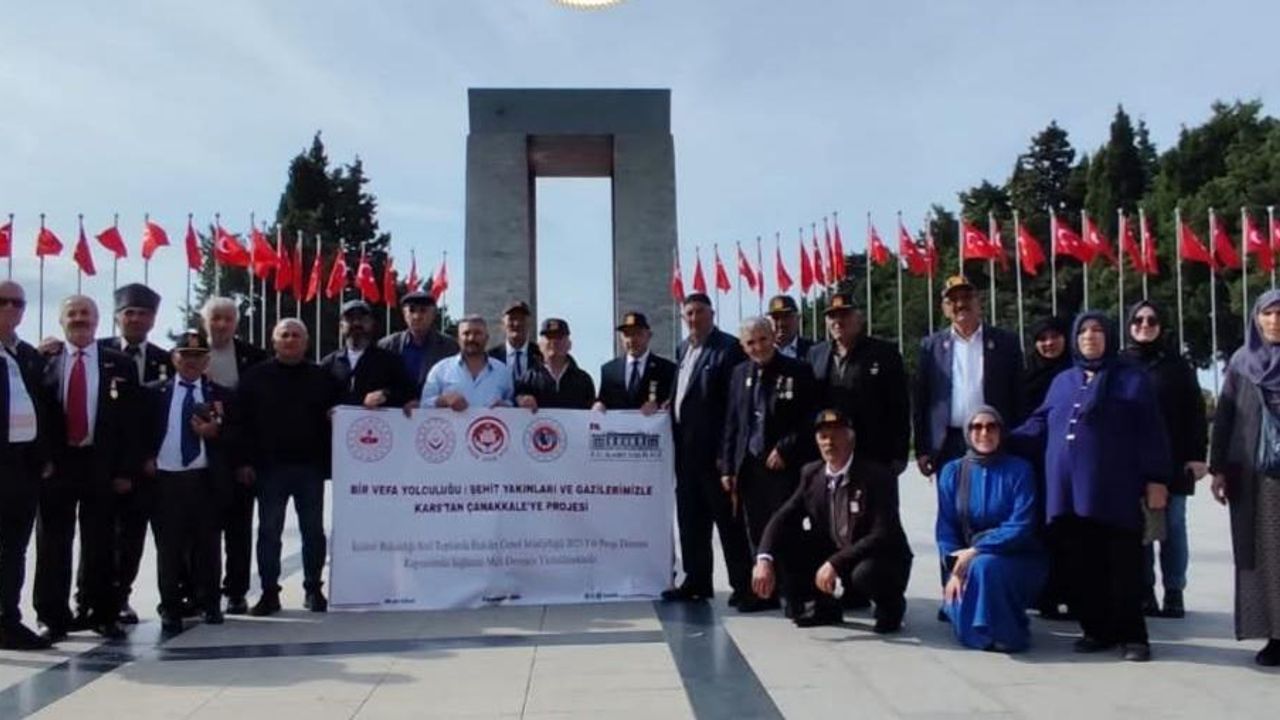 Bir Vefa Yolculuğu: Şehit yakınları ve gazilerden Kars’tan Çanakkale’ye anlamlı ziyaret görseli