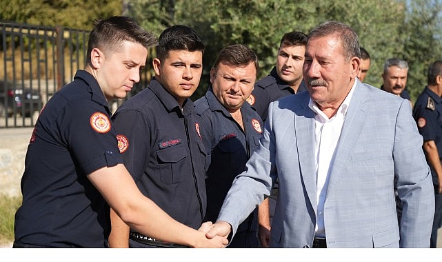 Başkan Topuz, İtfaiye Personelinin Haftasını Kutladı görseli