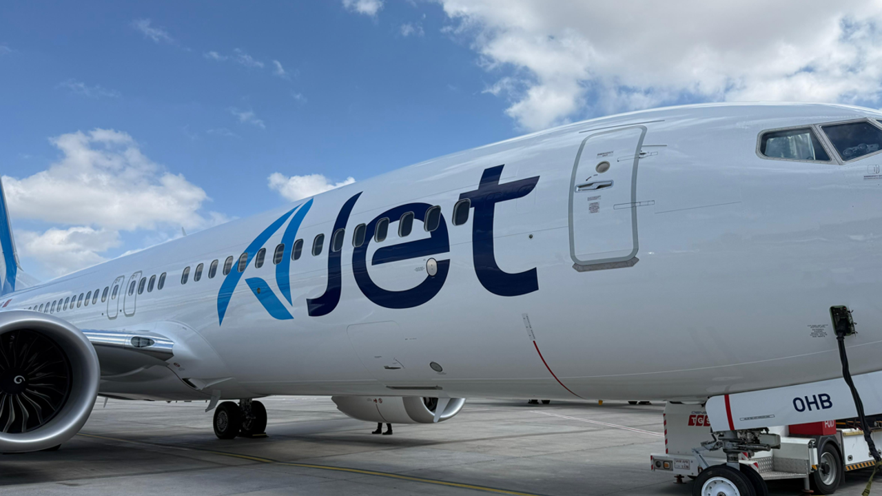 AJet’in 2. yeni uçağı İstanbul’a geldi görseli