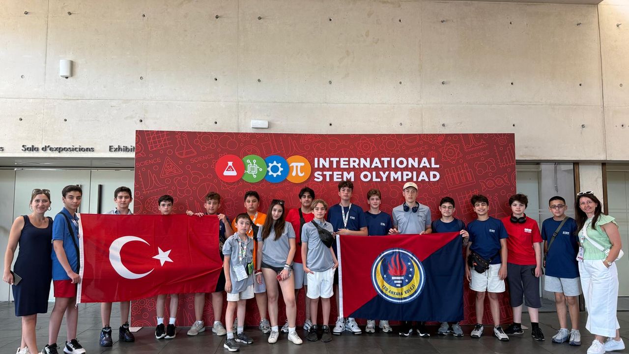 TED Ankara Koleji öğrencilerinden STEM Olimpiyatlarında tarihi başarı: 30 madalya ile döndüler görseli