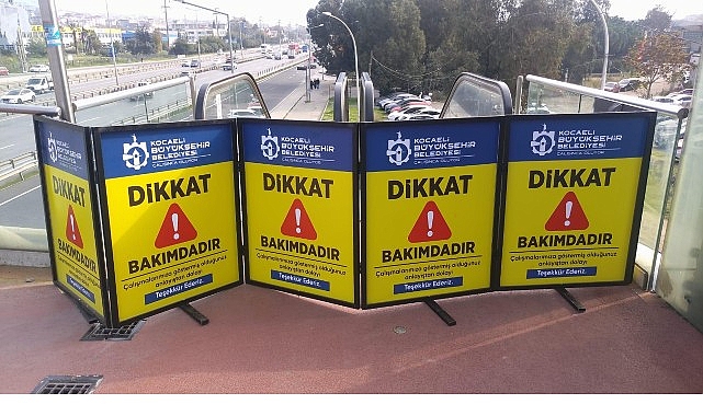 Yürüyen merdivenlere kasım ayı bakımı görseli
