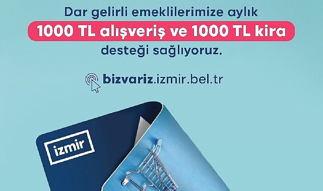 İzmir’de emekliler unutulmuyor görseli