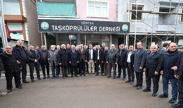 Başkan Büyükakın, Körfez Taşköprülüler'e misafir oldu görseli