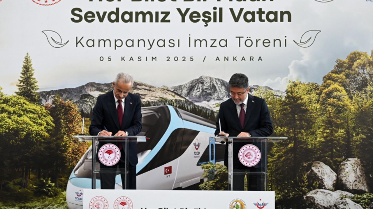 Her YHT bileti bir fidan olacak görseli