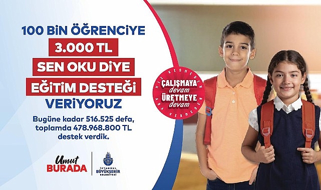 ‘Sen Oku Diye’ Desteğine Başvurular Başladı görseli