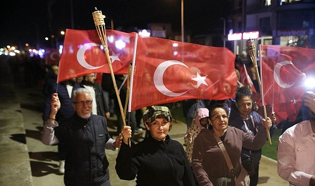 Güzelbahçe’de 102. Yıl coşkusu Kortej ve Konserle Kutlandı görseli