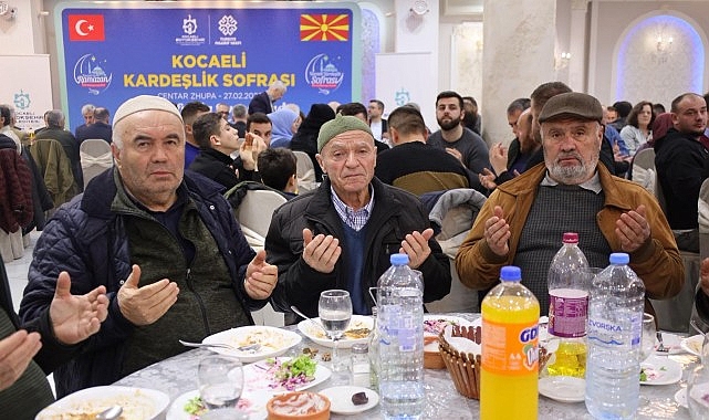 Gönül sofrası Makedonya Zhupa’da kuruldu görseli