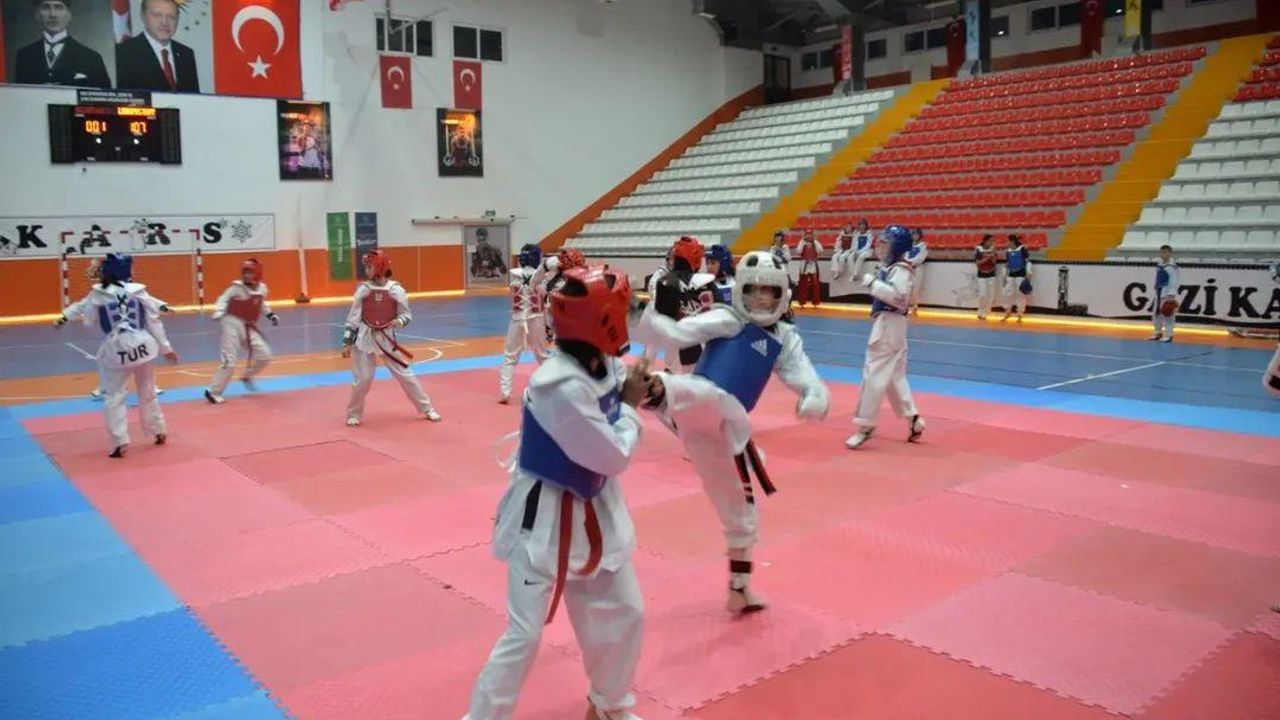Kars, taekwondo sporunun coşkusuna ev sahipliği yaptı görseli