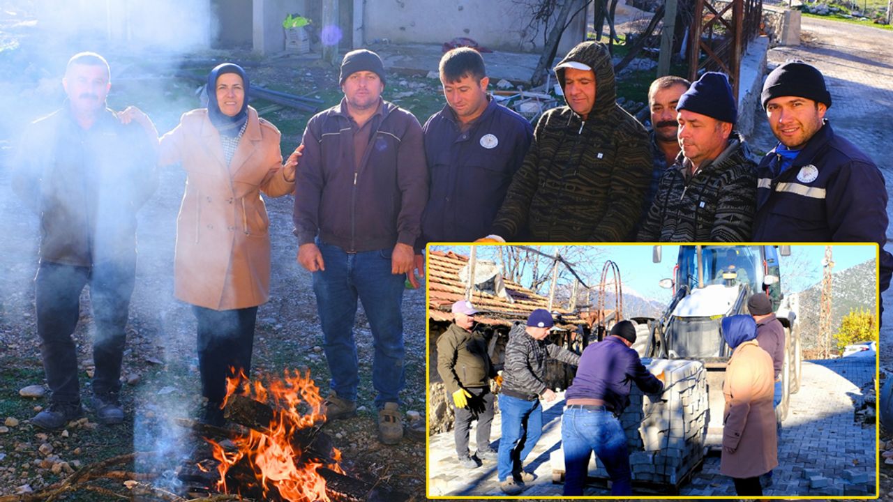 İbradı Belediye Başkanı Sekmen, Başlar Köyü’ndeki projeleri yerinde inceledi görseli