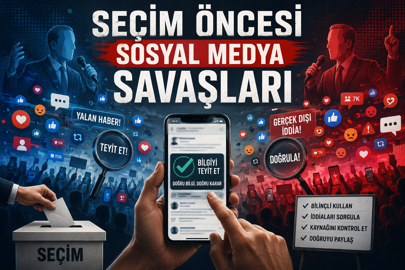 Seçim Öncesi Sosyal Medya Savaşları görseli