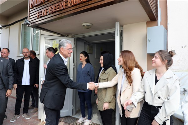 Mudanya Belediye Başkanı Deniz Dalgıç, Ramazan Bayramı öncesi belediye birimlerini