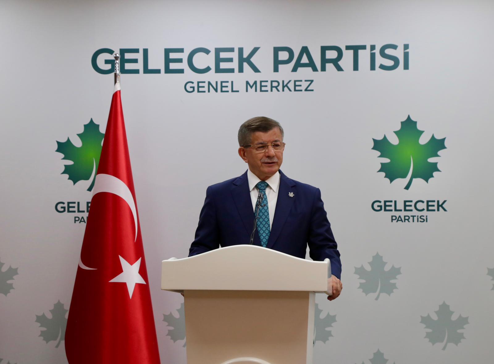 Gelecek Partisi Genel Başkanı Ahmet Davutoğlu,  31 Mart Mahalli