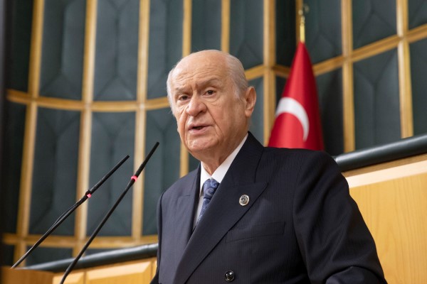 Milliyetçi Hareket Partisi (MHP) Genel Başkanı Devlet Bahçeli, parti kurultayında