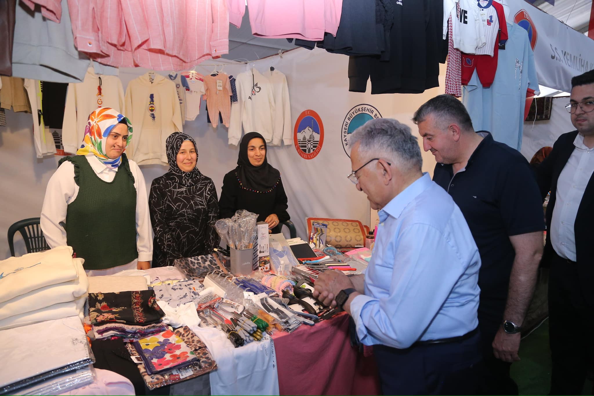 Kayseri Büyükşehir Belediye Başkanı Memduh Büyükkılıç, Kayseri 2’nci Kadın Kooperatifleri