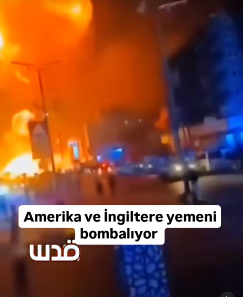 Amerika ve İngiltere Yemen’i bombalıyor