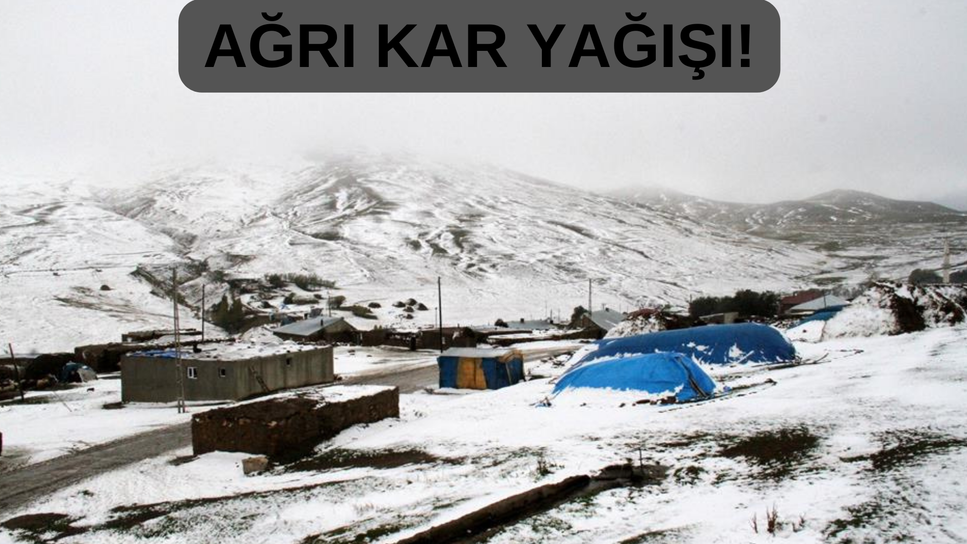 Ağrı ilinde yoğun kar yağışı etkisini göstermeye başladı! Hava sıcaklıklarının