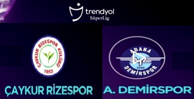 Trendyol Süper Lig 21. Hafta Pazar günü programın da ilk