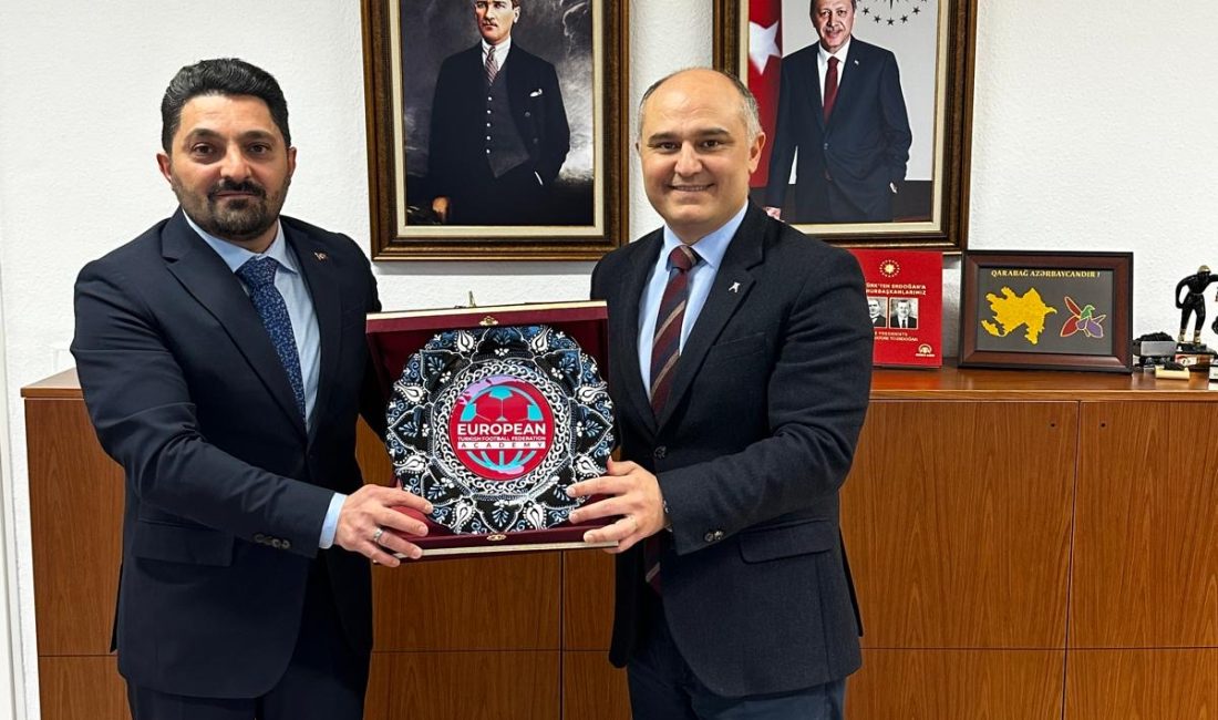 ATFF Academy Başkanı Sedat Aydemir, Almanya Essen Başkonsolosu Taylan Özgür