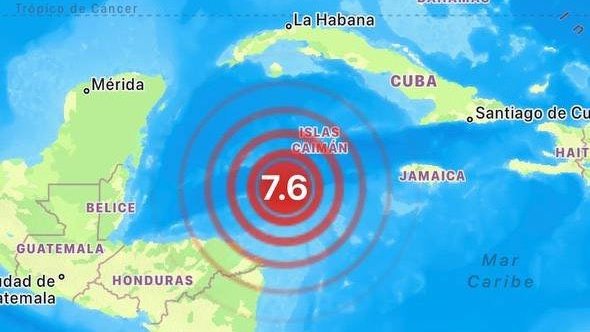 Amerika Karayipler’de 7,6 büyüklüğünde şiddetli bir deprem meydana geldi. Deprem