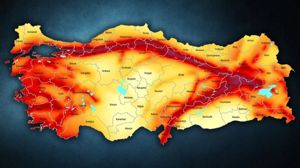 Türkiye’deki Fay Hatları: Deprem Riski ve Aktif Alanlar Türkiye, coğrafi